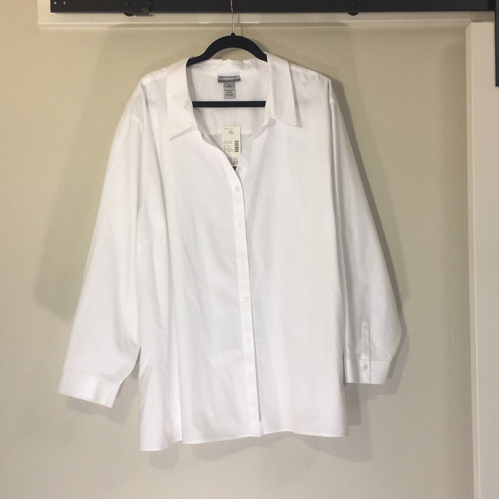 Crisp White Blouse